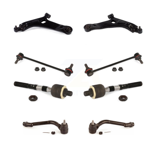Control Arm & Ball Joint Tie Rod End Link Front Kit (8Pc) For Hyundai Tucson Kia