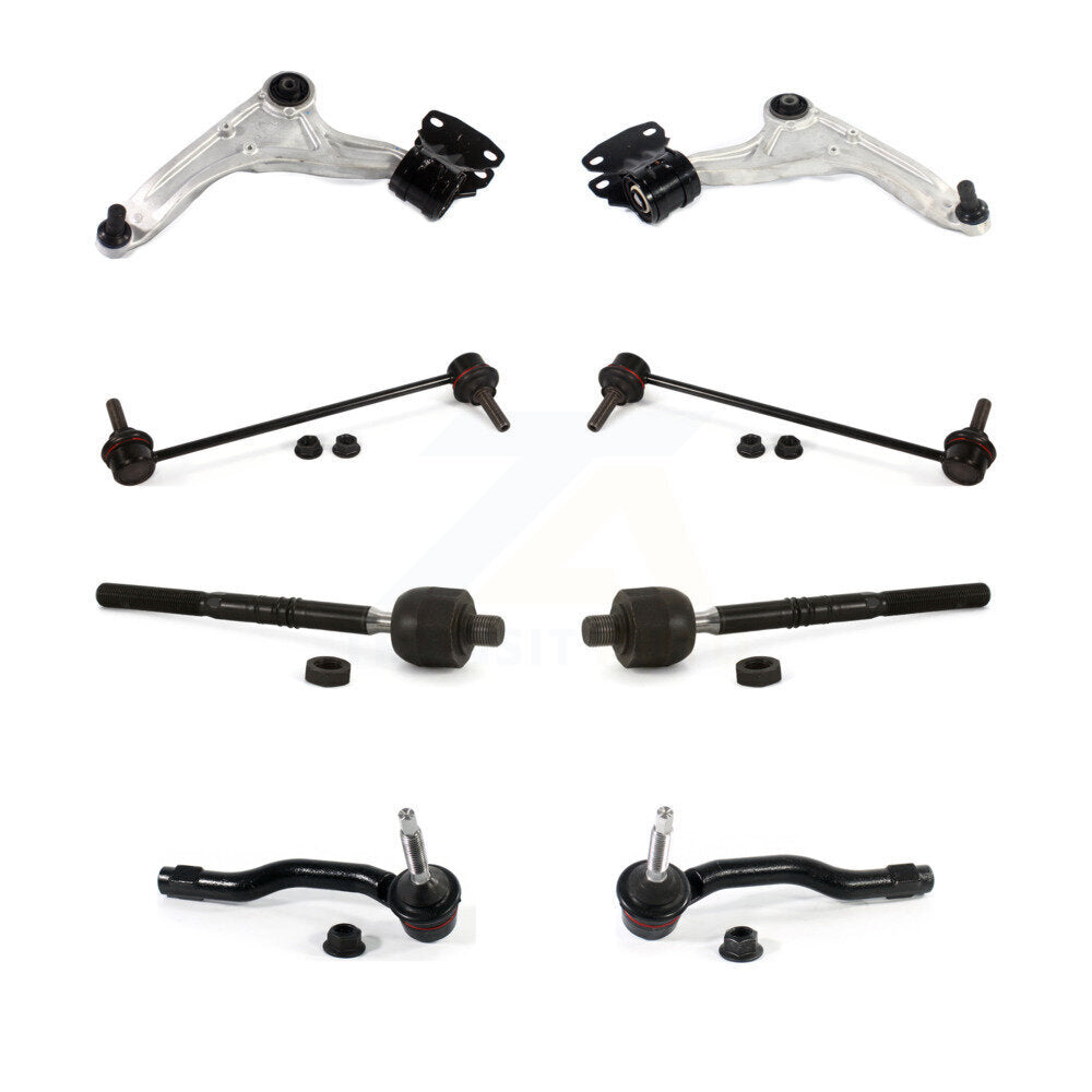 Control Arm Ball Joint Tie Rod End Link Front Kit (8Pc) For Ford Fusion Lincoln