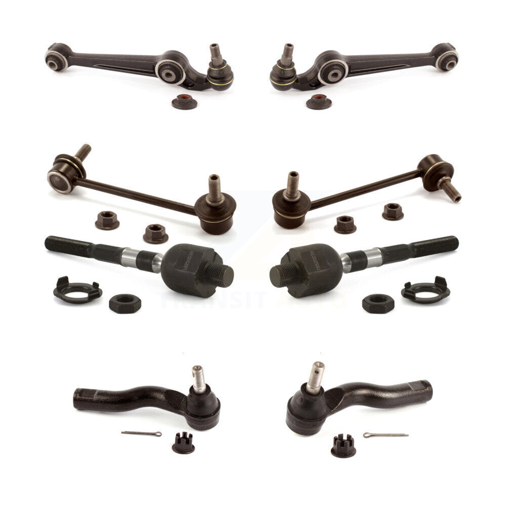 Control Arm Ball Joint Tie Rod End Link Front Kit (8Pc) For Ford Fusion Lincoln