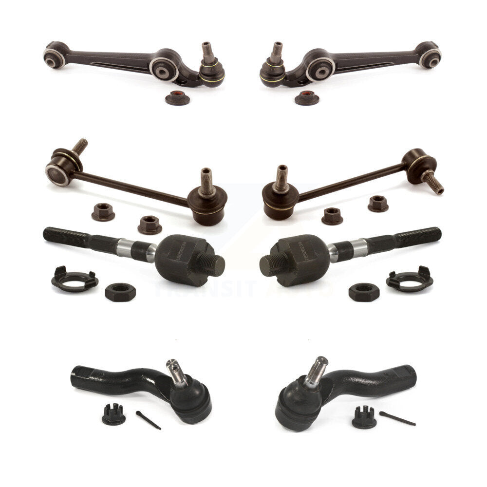 Control Arm Ball Joint Tie Rod End Link Front Kit (8Pc) For 10 Ford Fusion 3.5L