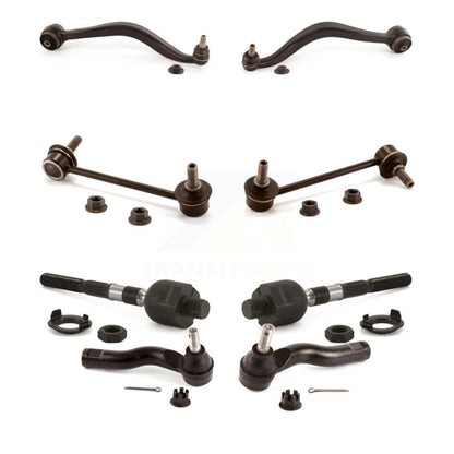 Control Arm Ball Joint Tie Rod End Link Front Kit (8Pc) For Ford Fusion Mazda 6