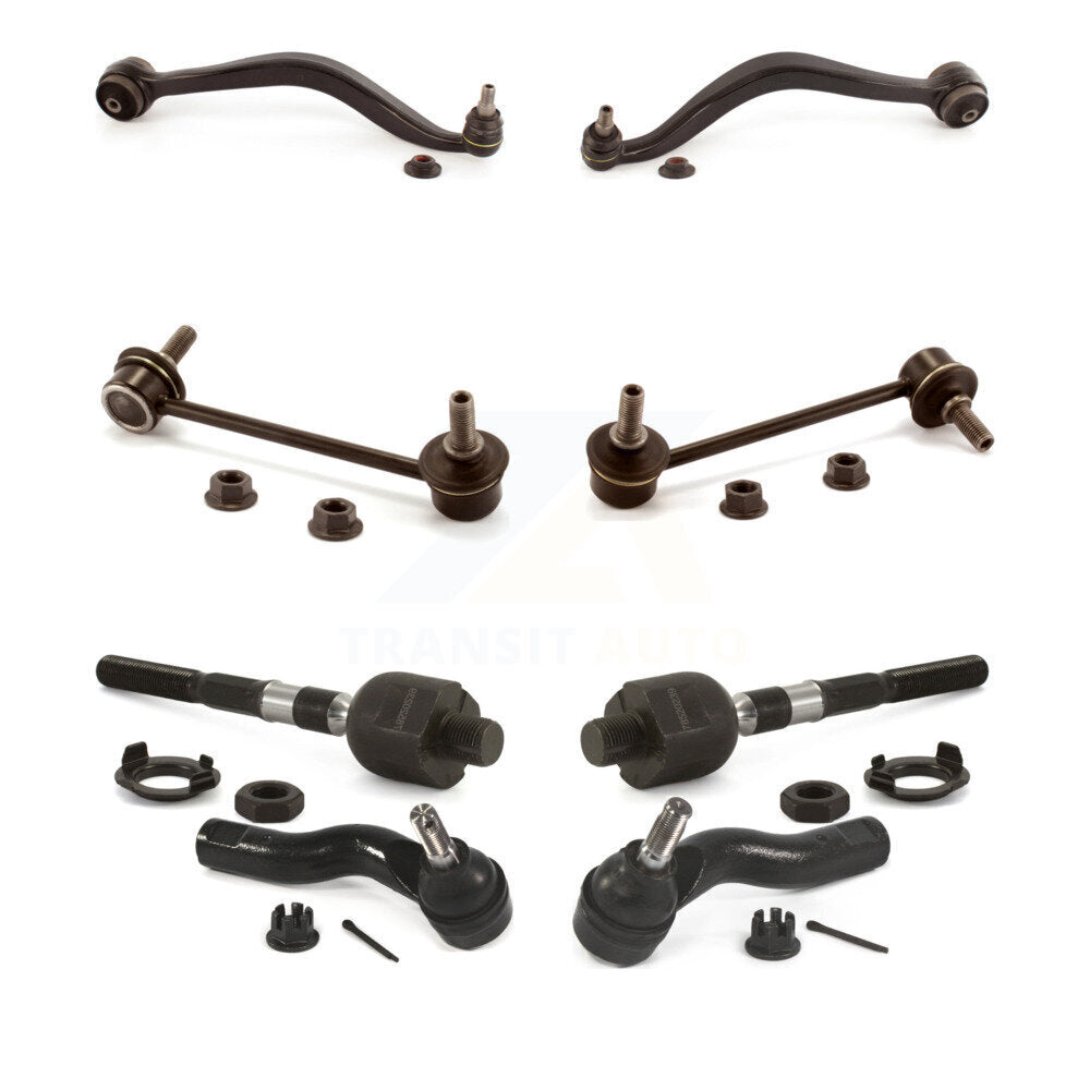 Control Arm Ball Joint Tie Rod End Link Front Kit (8Pc) For 10 Ford Fusion 3.5L