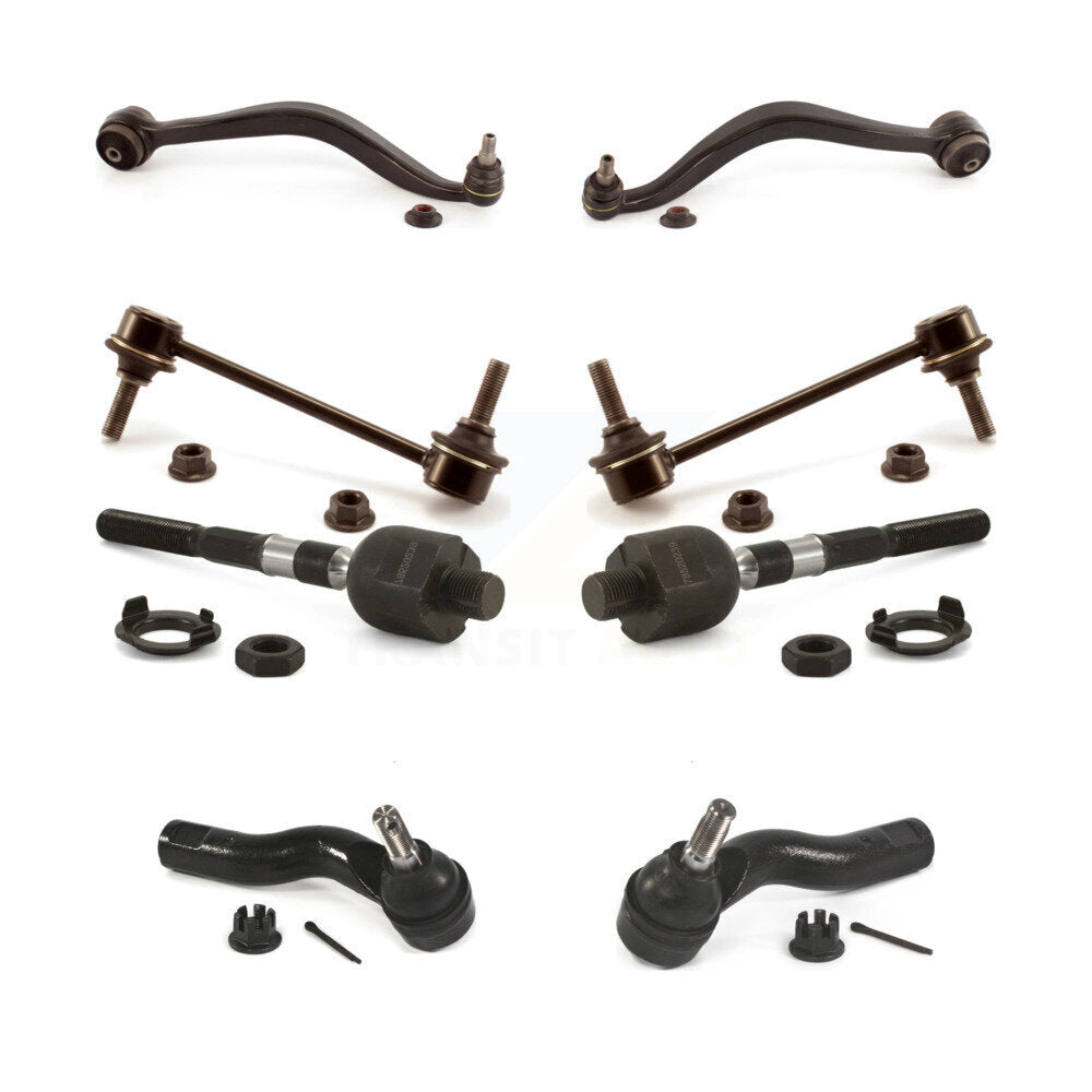Control Arm Ball Joint Tie Rod End Link Front Kit (8Pc) For Ford Fusion Lincoln