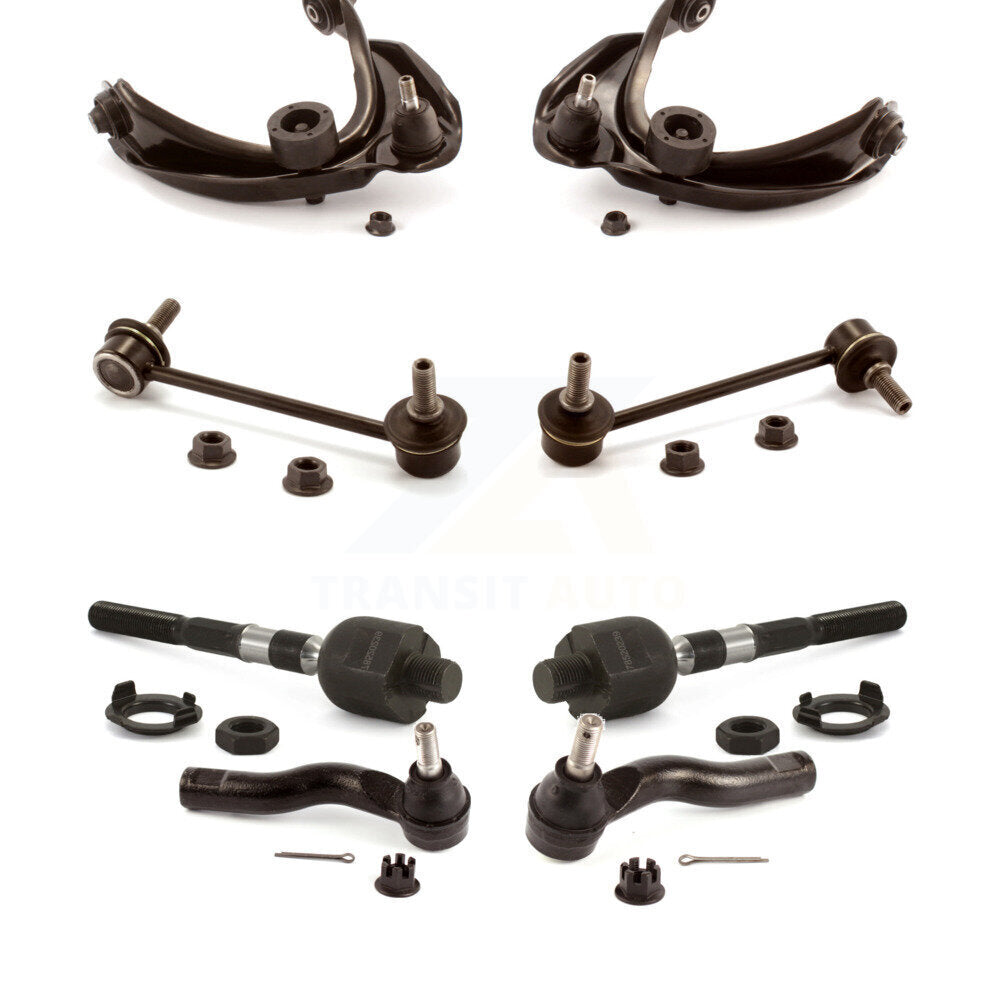 Control Arm Ball Joint Tie Rod End Link Front Kit (8Pc) For Ford Fusion Mazda 6