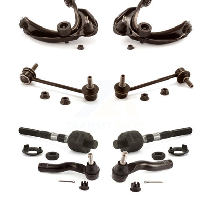 Control Arm Ball Joint Tie Rod End Link Front Kit (8Pc) For Ford Fusion Mazda 6