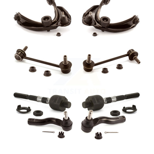 Control Arm Ball Joint Tie Rod End Link Front Kit (8Pc) For Ford Fusion Mazda 6