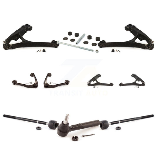 Arms & Lower Ball Joints Tie Rods Link Sway Bar Front Kit (10Pc) For GMC Sierra