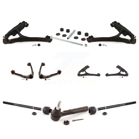 Arms & Lower Ball Joints Tie Rods Link Sway Bar Front Kit (10Pc) For GMC Sierra