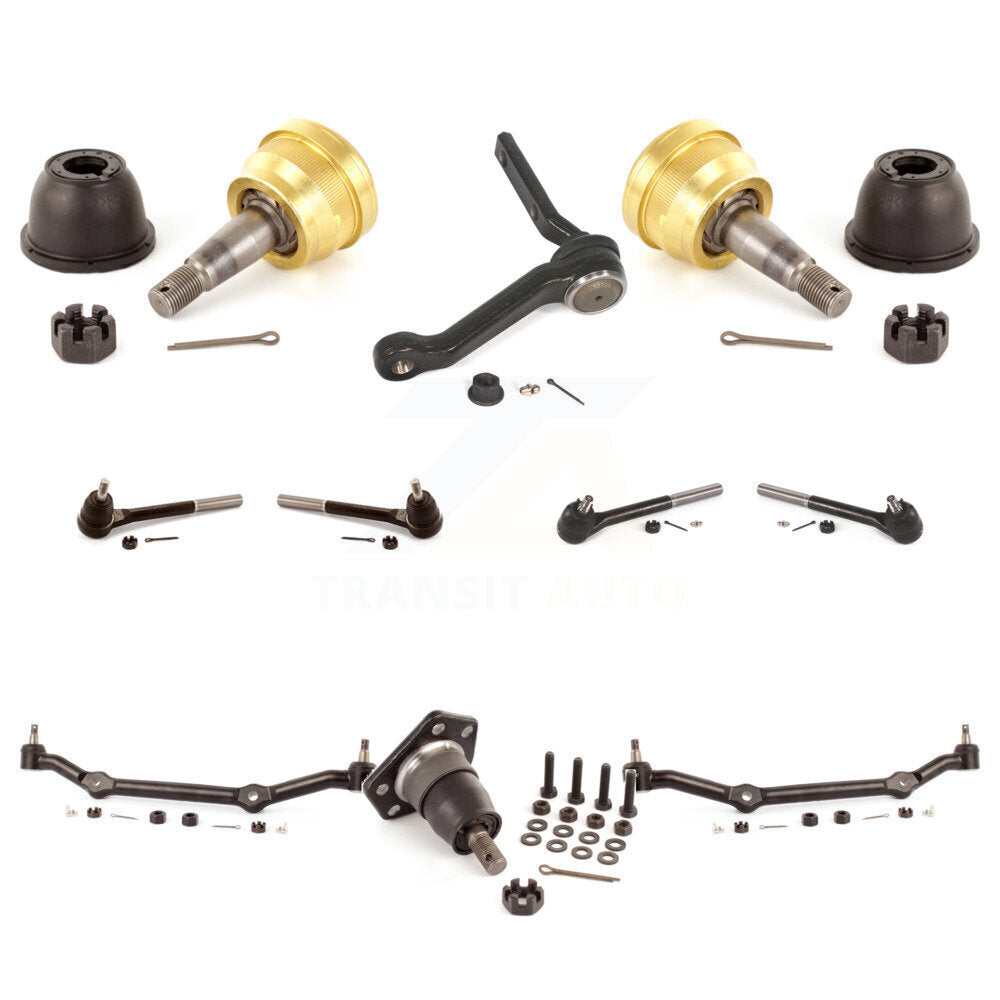 Tie Rod End Ball Joints Center link Idler Arm Kit Front (10Pc) For Chevrolet