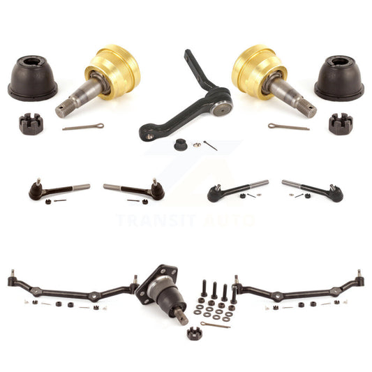 Tie Rod End Ball Joints Center link Idler Arm Kit Front (10Pc) For Chevrolet