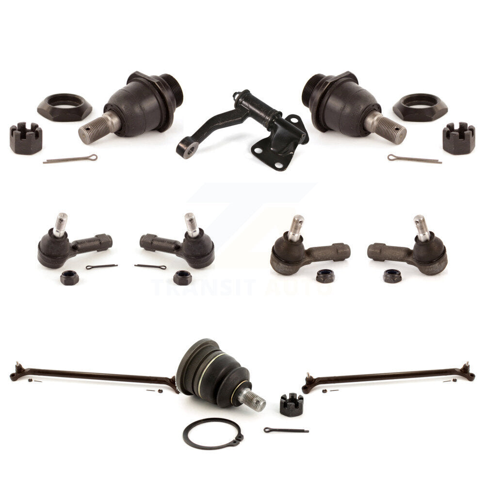 Tie Rod End Ball Joints Center link Idler Arm Kit Front (10Pc) For Nissan