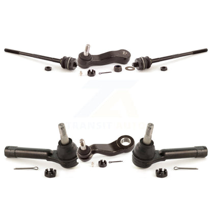 Steering Tie Rod End Ball Joints Idler Arm Pitman Kit Front For