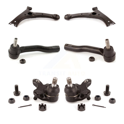 Suspension Arm Tie Rod End & Ball Joint Front Kit (6Pc) For 03-08 Toyota Corolla