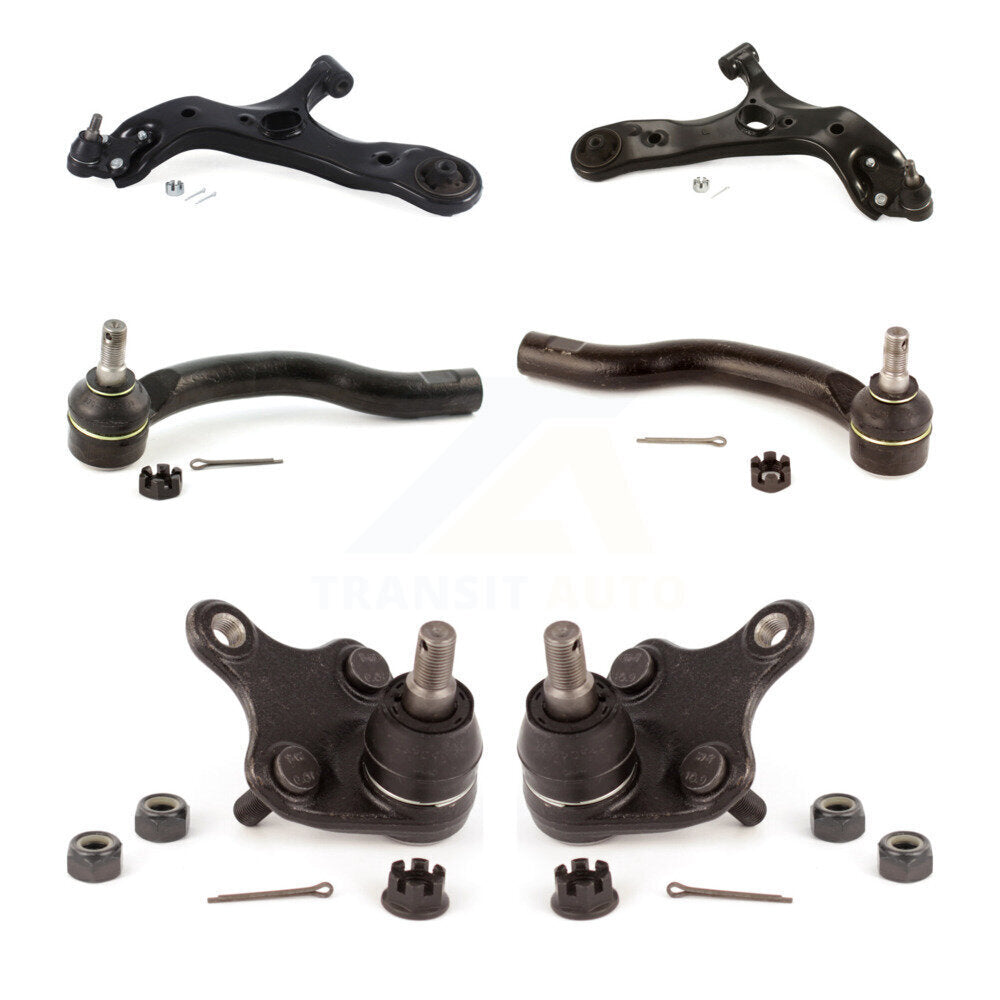 Suspension Control Arm Tie Rod End Ball Joint Front Kit (6Pc) For Scion tC Lexus