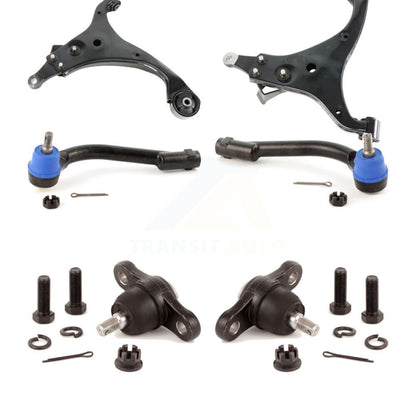 Suspension Control Arm With Tie Rod End Ball Joint Front Kit (6Pc) For Kia Rondo