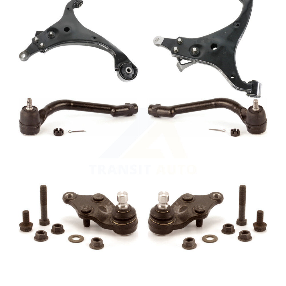 Suspension Control Arm Tie Rod End And Ball Joint Front Kit (6Pc) For Kia Optima