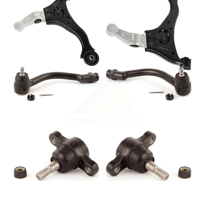 Suspension Arm Tie Rod End & Ball Joint Front Kit (6Pc) For 06-10 Hyundai Sonata
