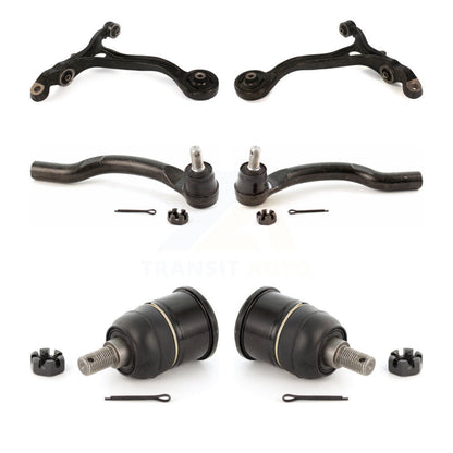 Suspension Control Arm Tie Rod End & Ball Joint Front Kit (6Pc) For Honda Accord