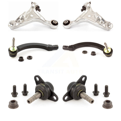 Suspension Control Arm Tie Rod End Ball Joint Front Kit (6Pc) For Volvo S60 FWD