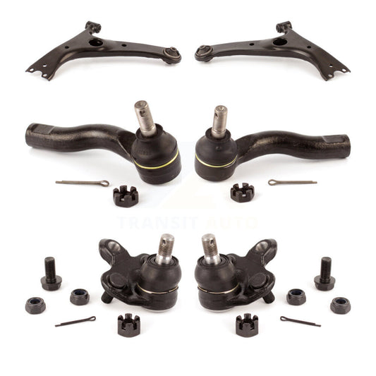 Suspension Control Arm Tie Rod End & Ball Joint Front Kit (6Pc) For Toyota RAV4