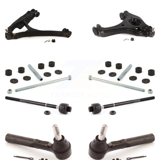 Arm And Ball Joint Tie Rod End Link Front Kit (8Pc) For Chevrolet Silverado 1500