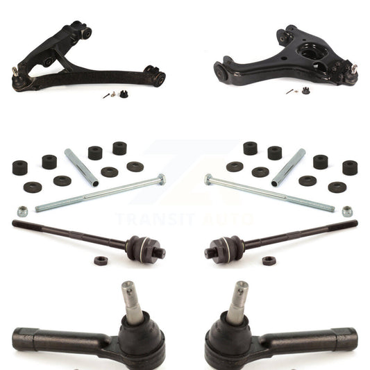 Arm And Ball Joint Tie Rod End Link Front Kit (8Pc) For Chevrolet Silverado 1500