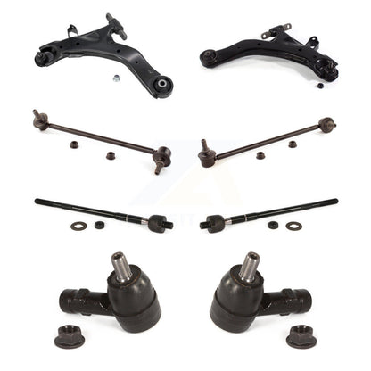 Control Arm And Ball Joint Tie Rod End Link Front Kit (8Pc) For Hyundai Tiburon