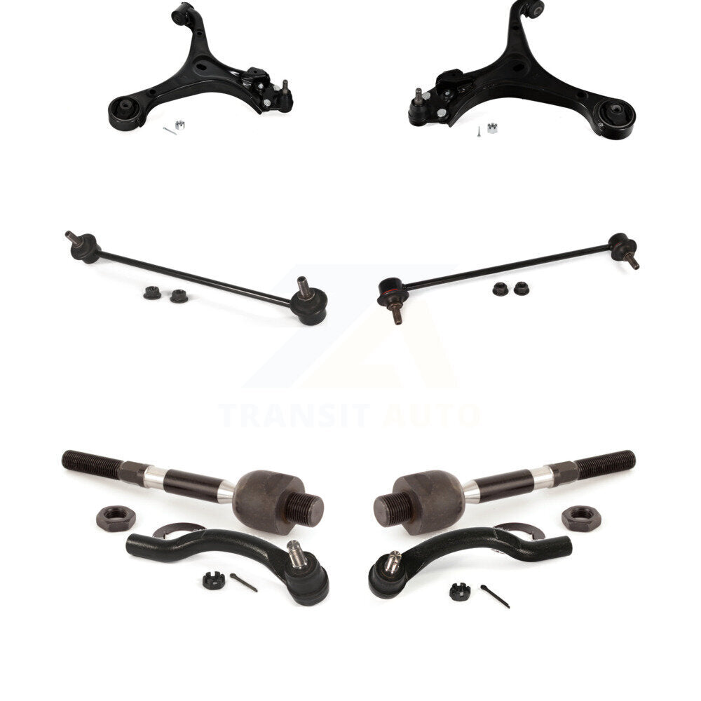Control Arm & Ball Joint Tie Rod End Link Front Kit (8Pc) For Honda Civic Acura