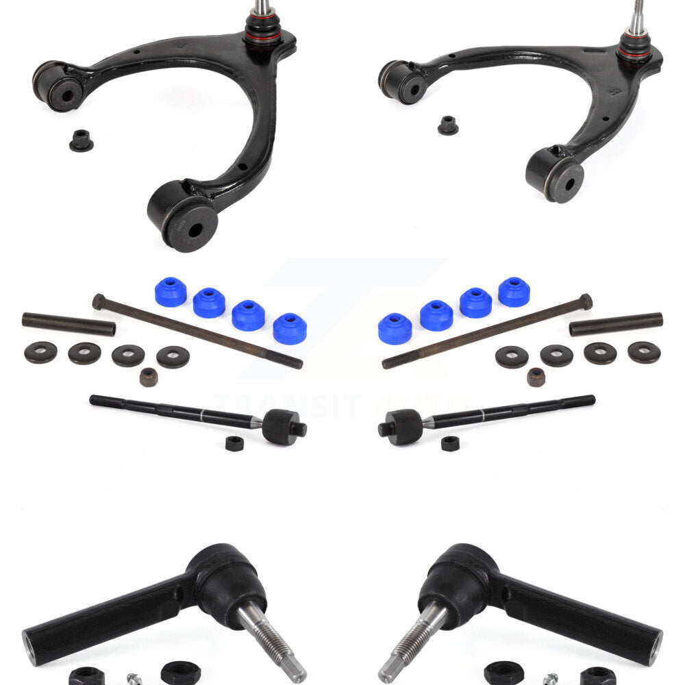Control Arm Ball Joint Tie Rod End Link Front Kit (8Pc) For GMC Chevrolet Sierra