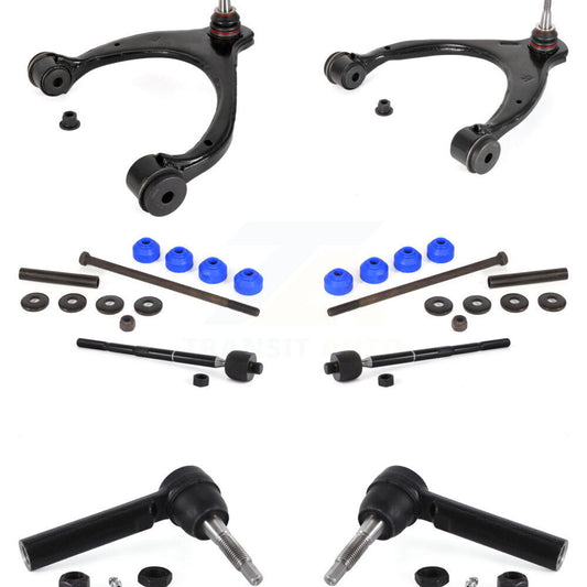 Control Arm Ball Joint Tie Rod End Link Front Kit (8Pc) For GMC Chevrolet Sierra
