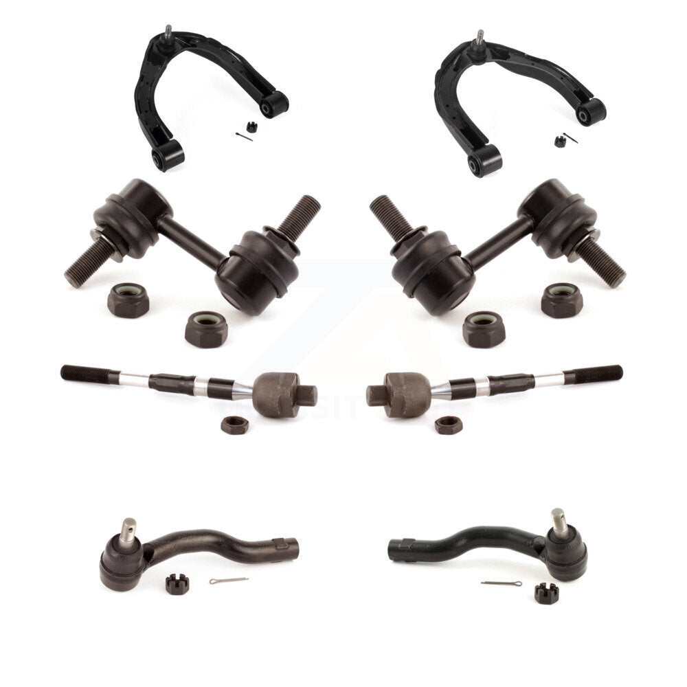 Control Arm Ball Joint Tie Rod End Link Front Kit (8Pc) For Nissan TITAN Armada