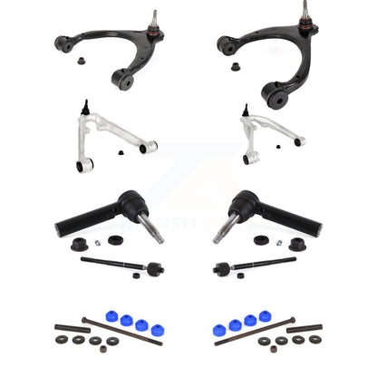 Control Arms & Lower Ball Joints Tie Rods Link Sway Bar Front Kit (10Pc) For GMC