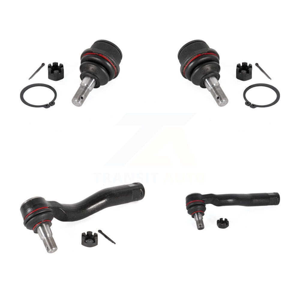 Suspension Ball Joint And Tie Rod End Front Kit For Toyota Tundra Sequoia