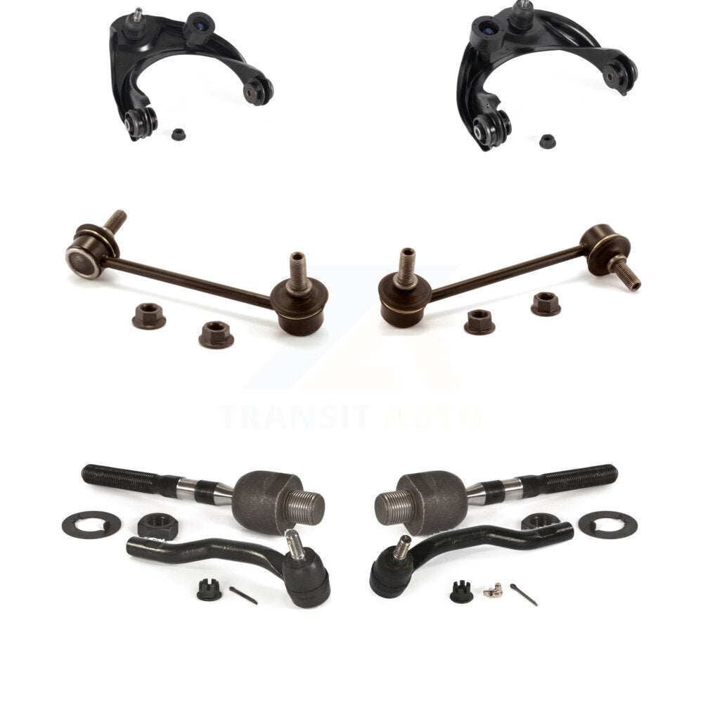 Suspension Control Arm & Ball Joint Tie Rod End Link Front Kit (8Pc) For Mazda 6