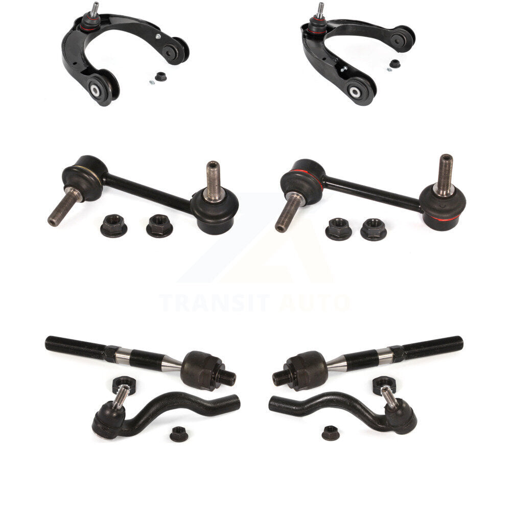 Control Arm Ball Joint Tie Rod End Link Front Kit (8Pc) For Jeep Grand Cherokee