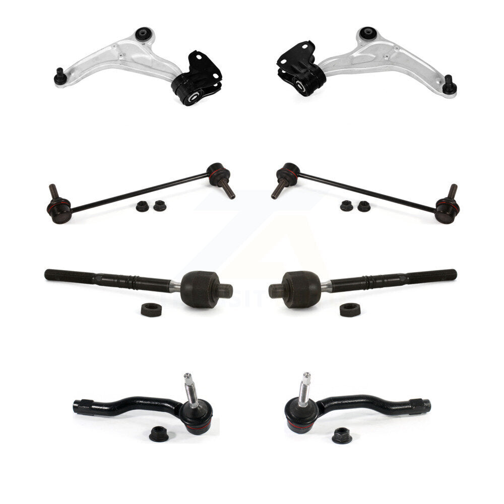 Control Arm & Ball Joint Tie Rod End Link Front Kit (8Pc) For Ford Edge Lincoln