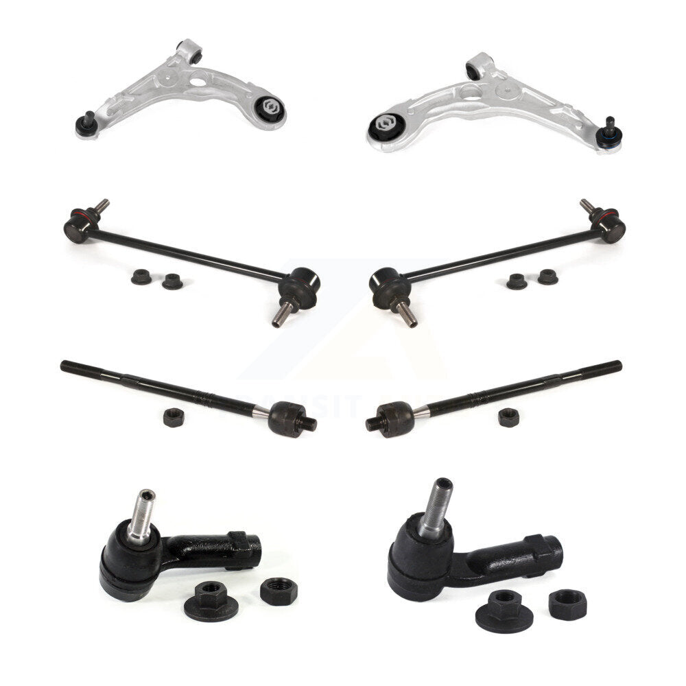 Control Arm Ball Joint Tie Rod End Link Front Kit (8Pc) For 2013-2016 Dodge Dart