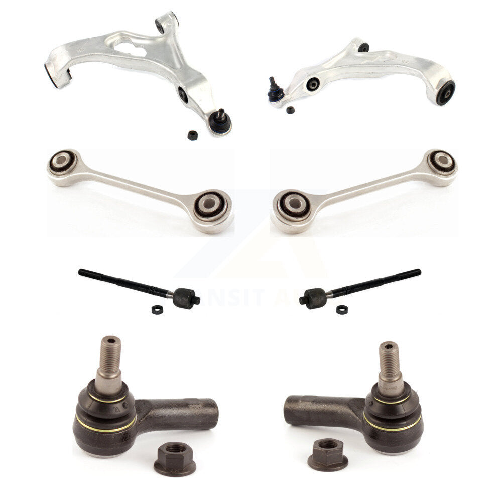 Control Arm And Ball Joint Tie Rod End Link Front Kit (8Pc) For Porsche Cayenne