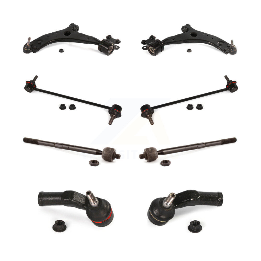 Control Arm & Ball Joint Tie Rod End Link Front Kit (8Pc) For Volvo S40 V50 C70