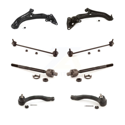 Control Arm Ball Joint Tie Rod End Link Front Kit (8Pc) For 2009-2014 Honda Fit