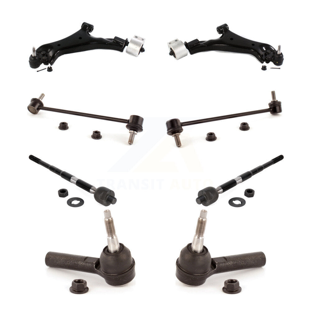 Control Arm & Ball Joint Tie Rod End Link Front Kit (8Pc) For Chevrolet Equinox