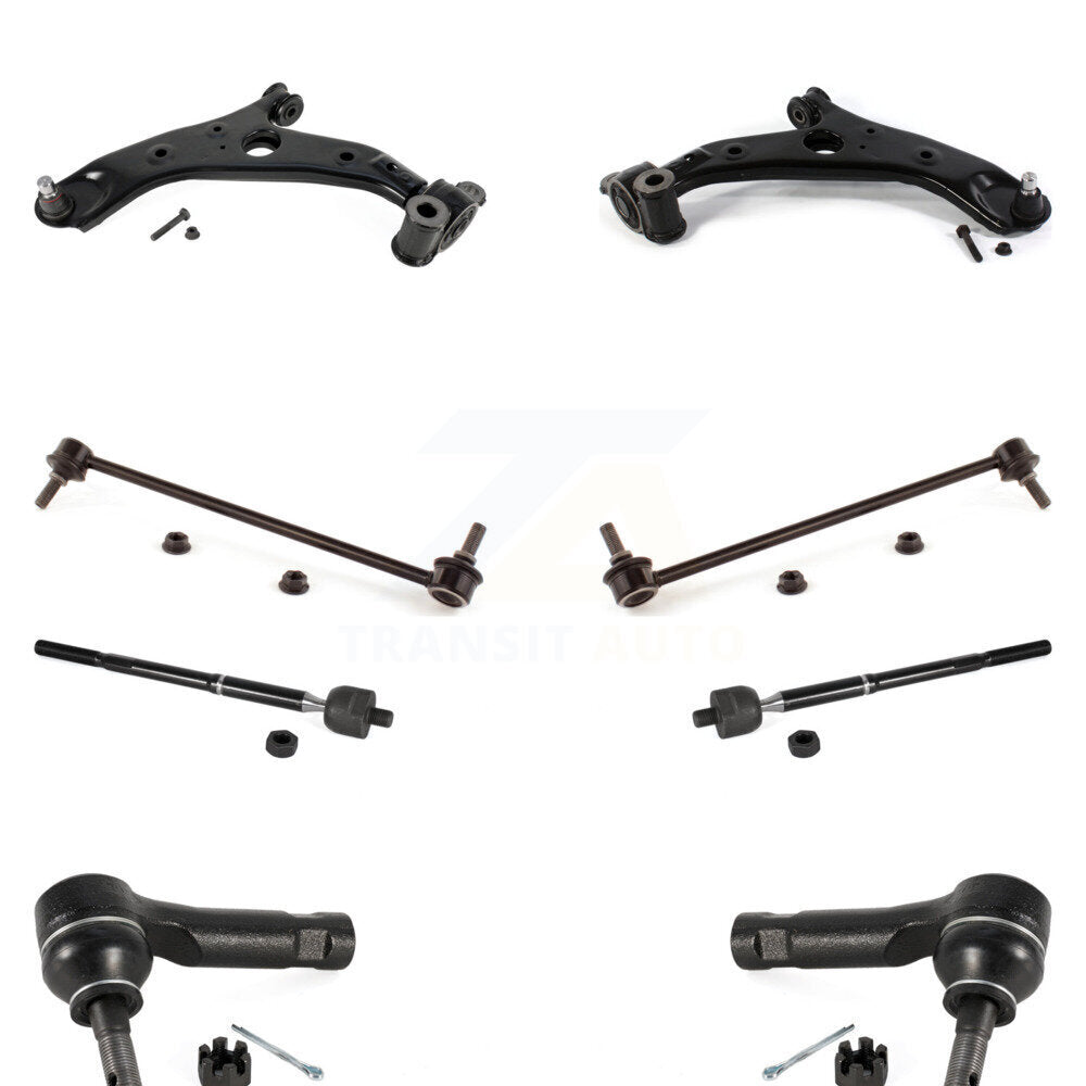 Control Arm Ball Joint Tie Rod End Link Front Kit (8Pc) For 2013-2016 Mazda CX-5