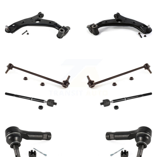 Control Arm Ball Joint Tie Rod End Link Front Kit (8Pc) For 2013-2016 Mazda CX-5