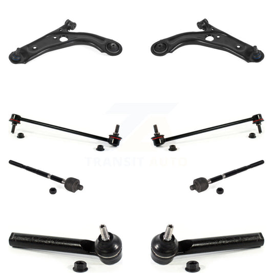 Suspension Control Arm Ball Joint Tie Rod End Link Front Kit (8Pc) For Fiat 500