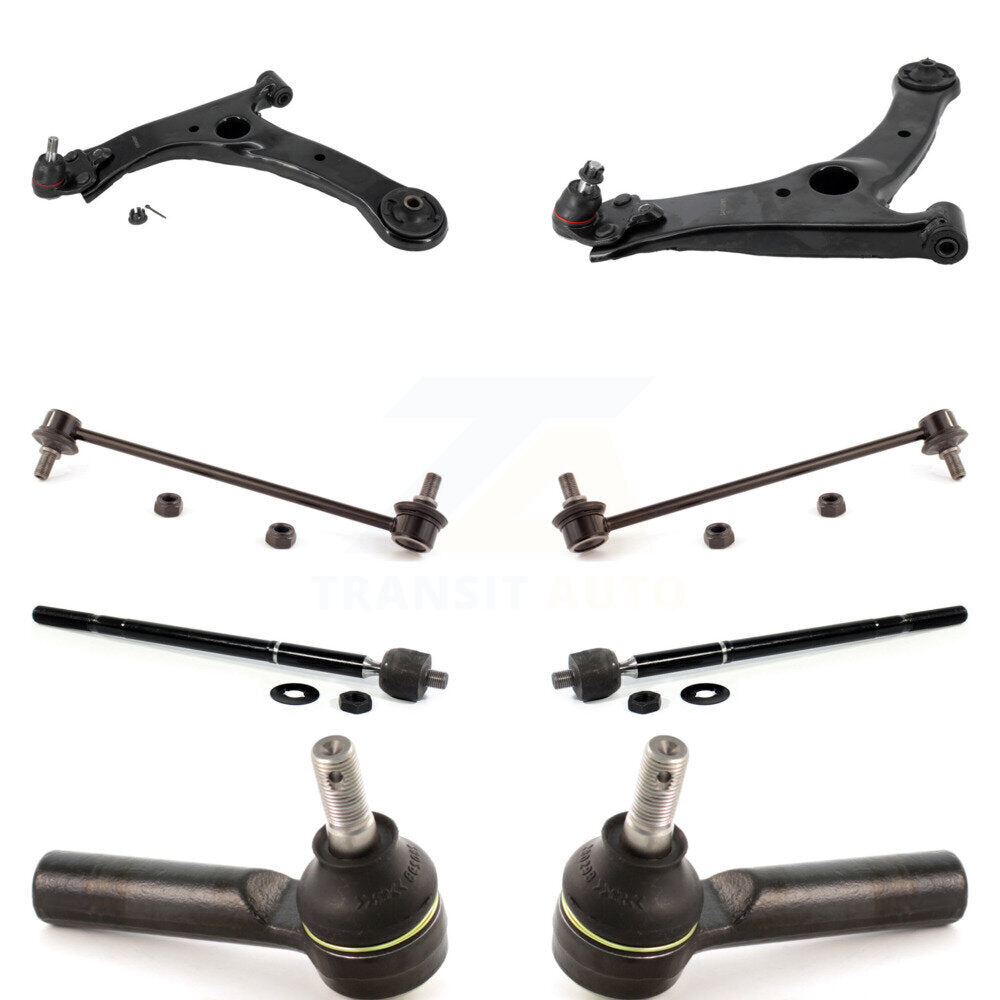 Control Arm And Ball Joint Tie Rod End Link Front Kit (8Pc) For Toyota Corolla