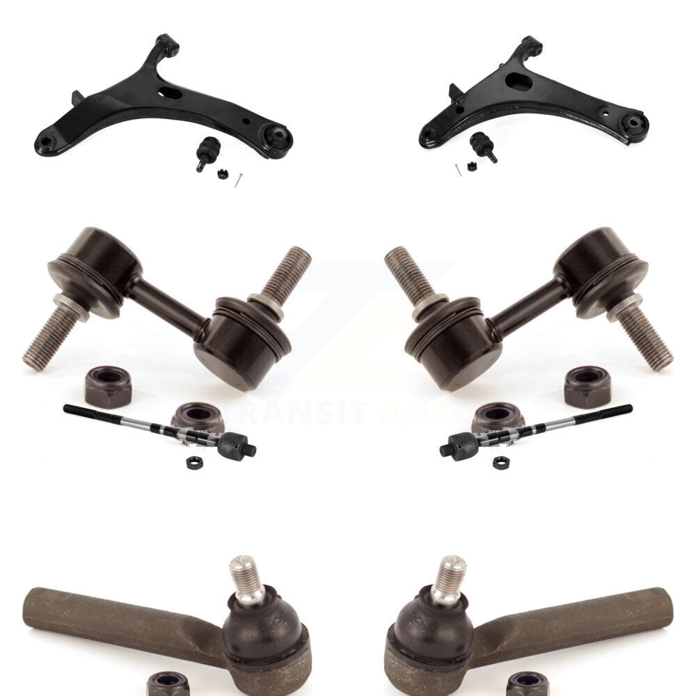 Control Arm And Ball Joint Tie Rod End Link Front Kit (8Pc) For Subaru Impreza
