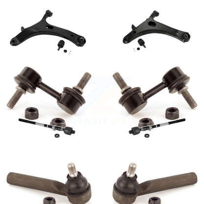 Control Arm And Ball Joint Tie Rod End Link Front Kit (8Pc) For Subaru Impreza