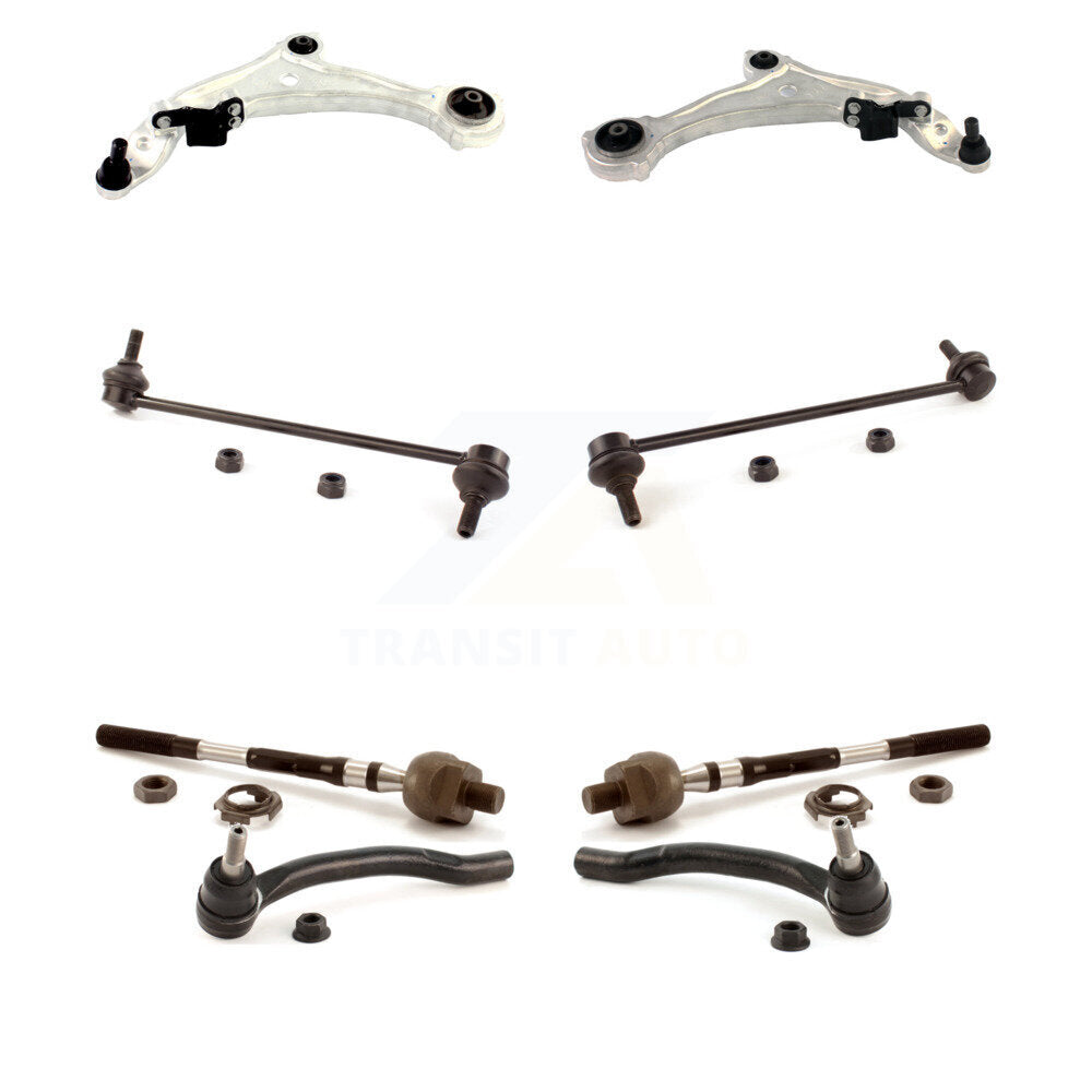 Control Arm Ball Joint Tie Rod End Link Front Kit (8Pc) For 09-14 Nissan Murano