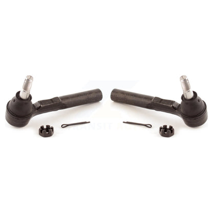 Tie Rod End Front Outer Pair For Chevrolet Silverado 1500 GMC Sierra Pontiac Am