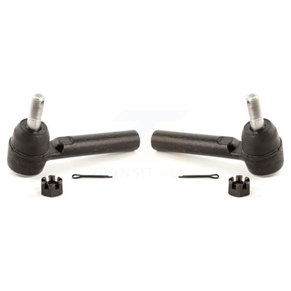 Tie Rod End Front Outer Pair For Chevrolet GMC Sierra 1500 Silverado Avalanche